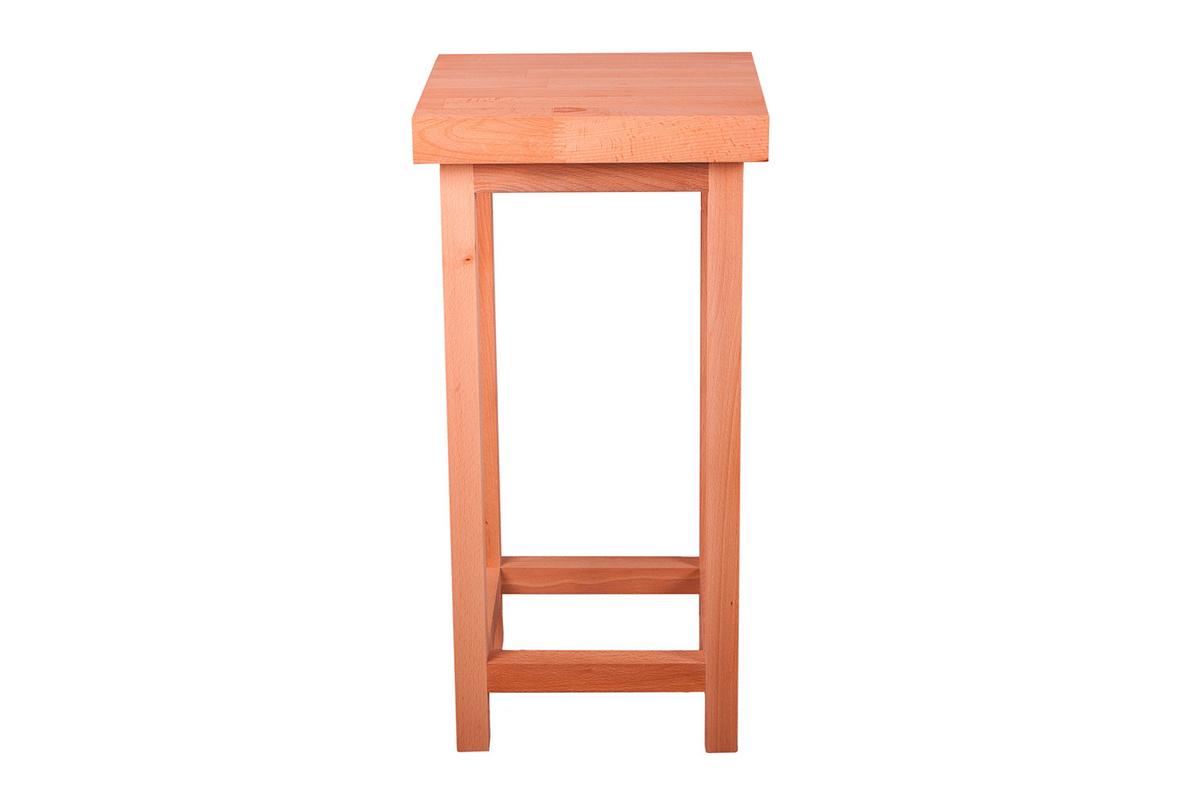 Hocker Marco ca. 30x30x60 cm Holz geölt - Kernbuche, Basics, Holz (30/60/30cm) - Gardenson