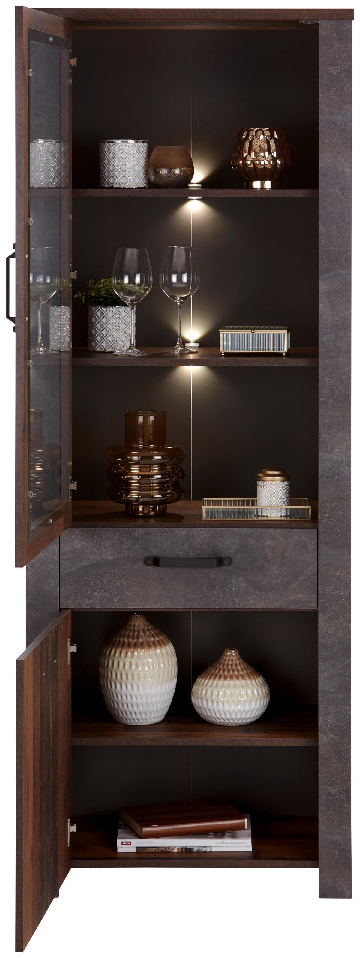 Set Rasvjete Polica Led Holzboden Clips - antracit, Moderno, plastika (3/3/2,5cm) - Modern Living