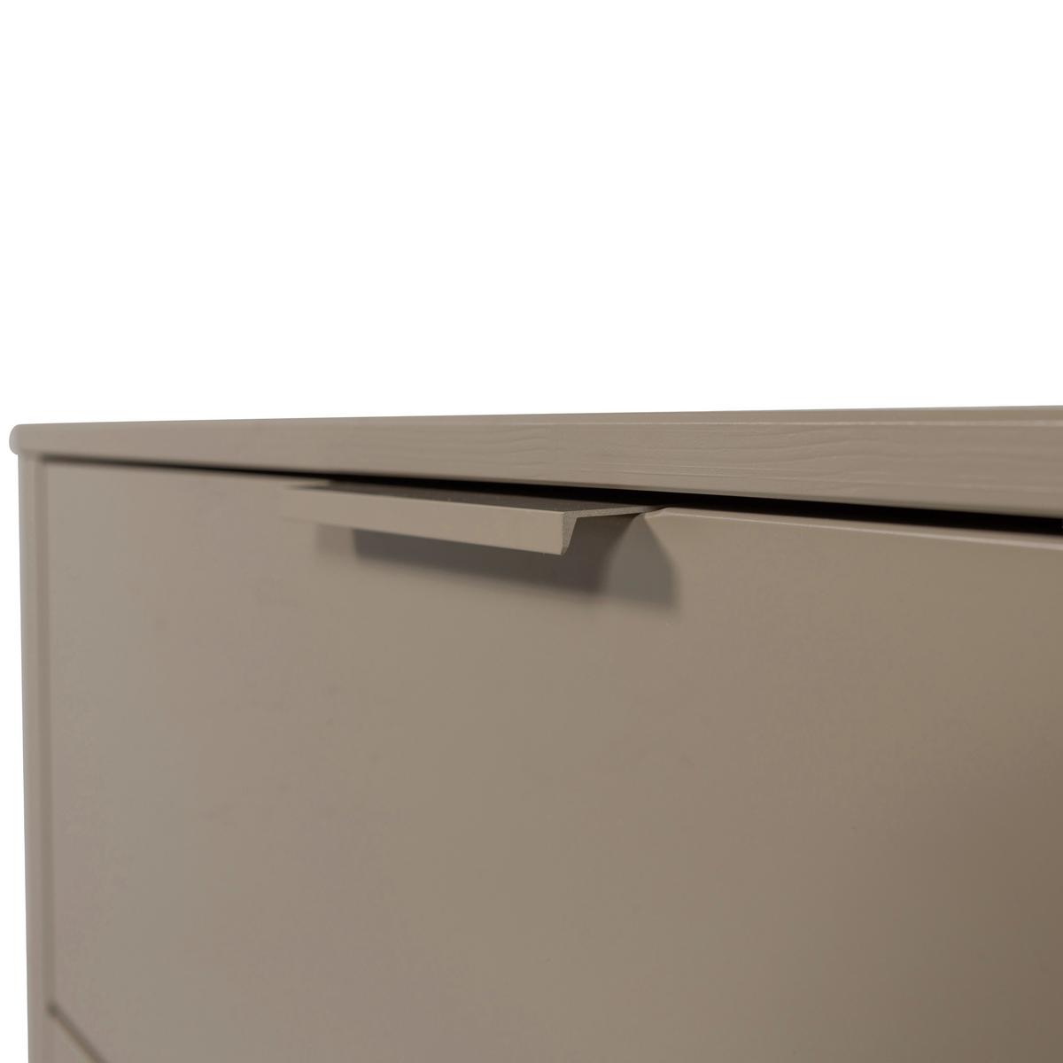 Kommode Gunnar Schlammfarben B: 94 cm - Schlammfarben/Schwarz, Design, Holz/Metall (94/93/52cm) - Livetastic