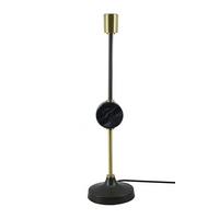 Tischleuchte Tischlampe Carlea 287 - Goldfarben/Schwarz, Trend, Metall (115/15/58cm) - Kayoom
