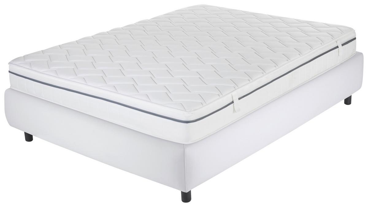 Kaltschaummatratze Air Wave H2/3 ca. 180x200cm - Weiß, Basics, Textil (180/200cm) - MID.YOU