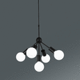 Hängeleuchte Titus max. 60 Watt - Schwarz, MODERN, Metall (38/160cm) - Modern Living Hängeleuchte Titus max. 60 Watt - Schwarz, MODERN, Metall (38/160cm) - Modern Living