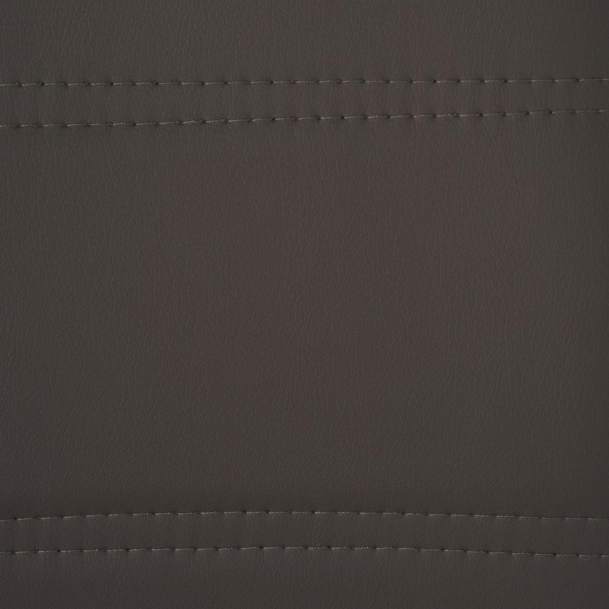 KRZESŁO NA PŁOZIE LEANDER - taupe/kolor chromowy, Design, metal/tkanina (42/99/56cm) - P & B