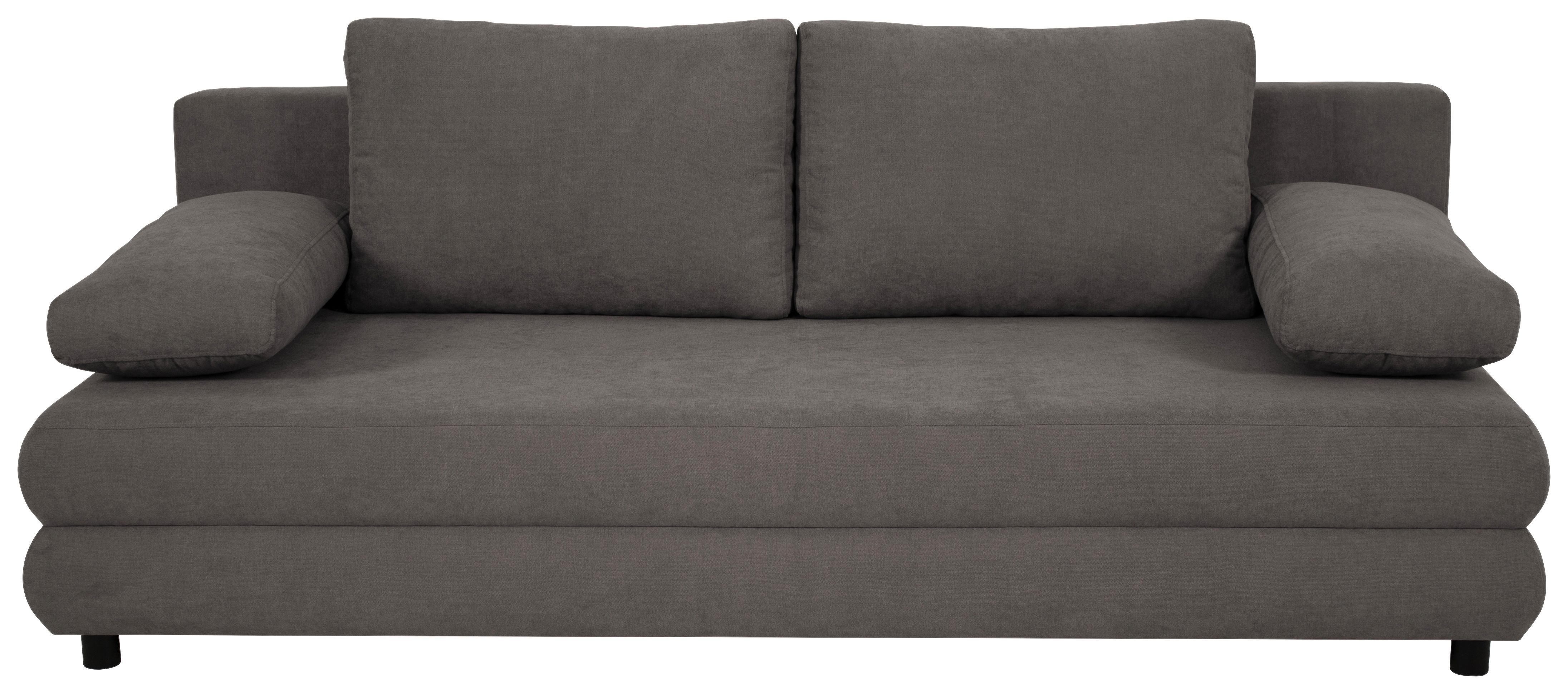 Kanapéágy Taras - barna, Design, textil/fa (197/77/92,5cm) - Based