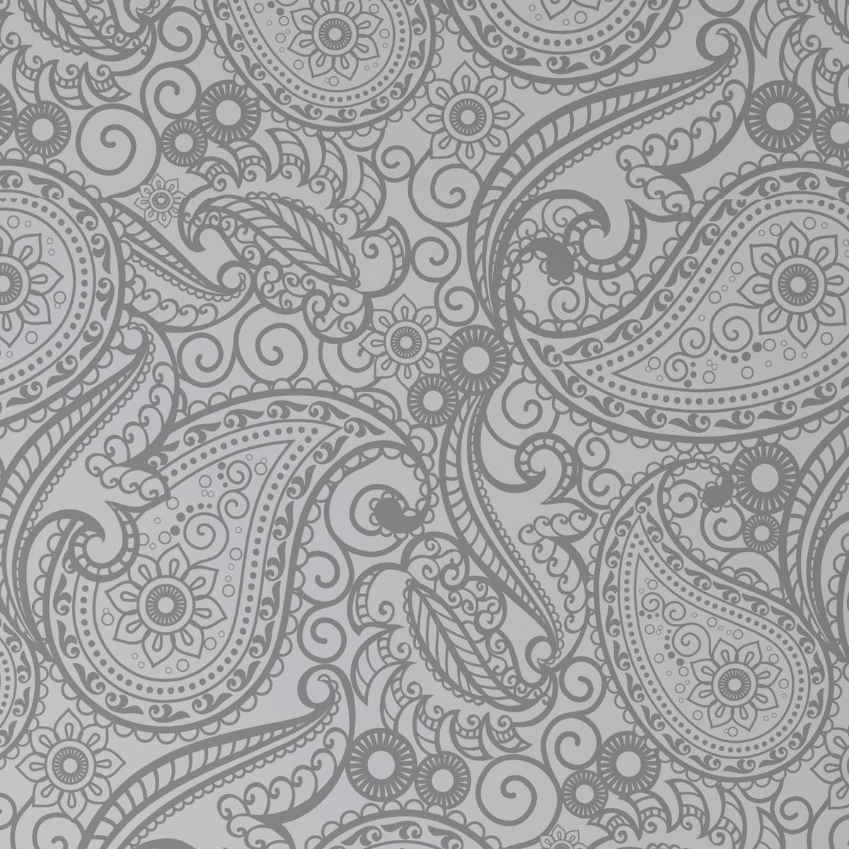 Bettwäsche Paisley Grau ca. 140x200cm - Grau, Textil (140/200cm) - Mömax