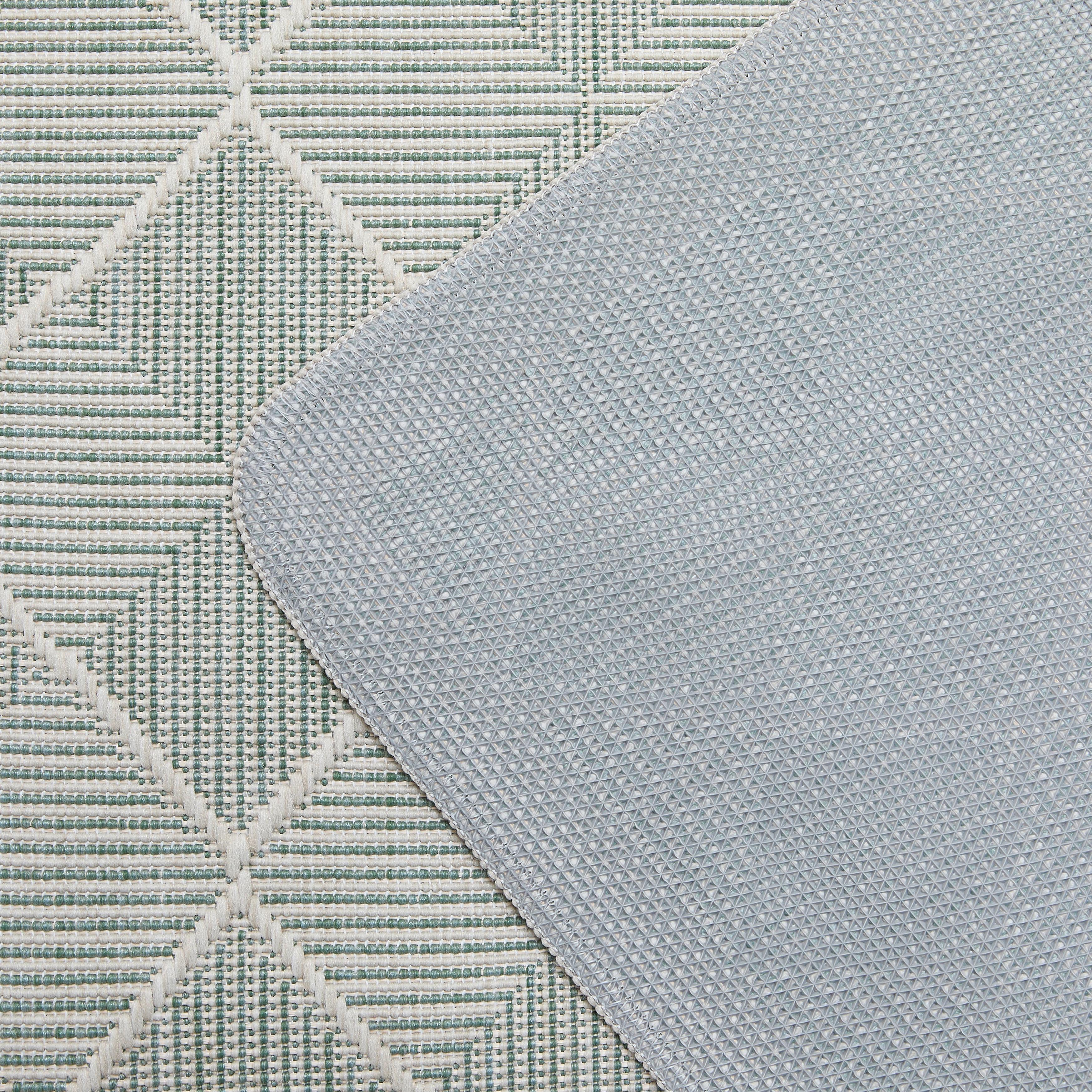 TAPIS TISSÉ À PLAT FJORA - vert, MODERN, textile (200/250cm) - Mömax