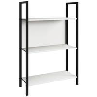 REGAL FLAKOS 3 - Weiss/Schwarz, Konventionell, Holzwerkstoff/Metall (56/100/24cm)