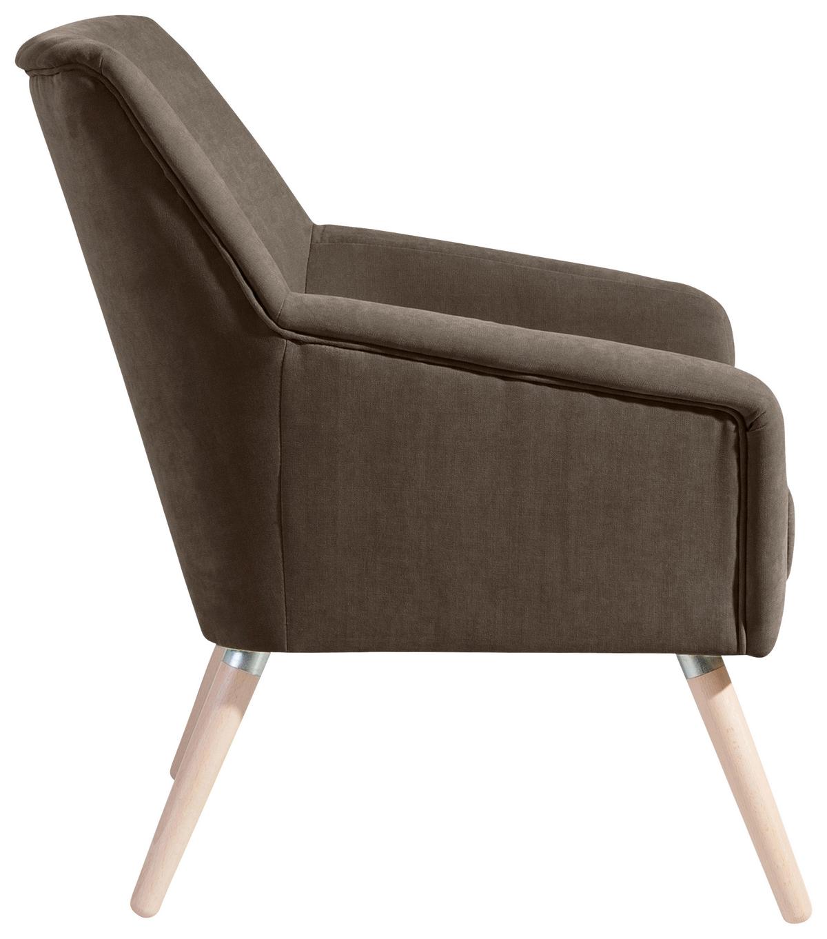SESSEL ALEGRO - Buchefarben/Sahara, Design, Holz/Textil (67/81/71cm) - Max Winzer