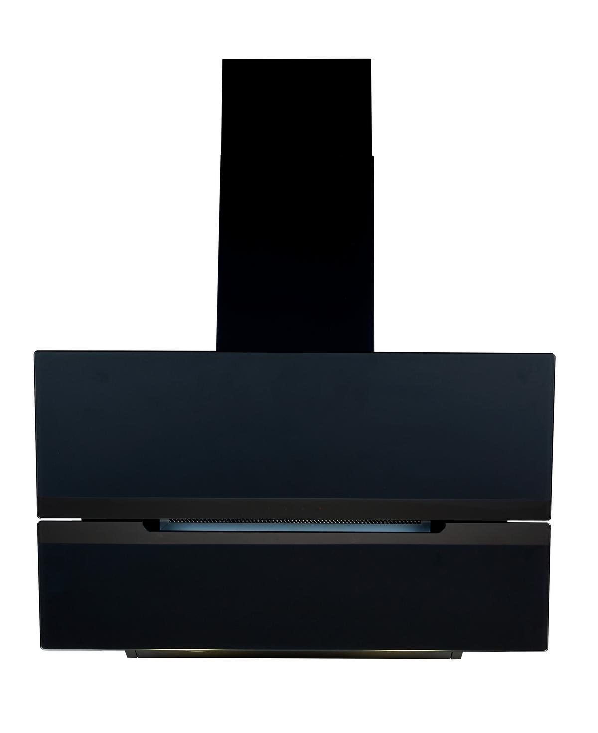 Dunstabzugshaube S50-90ABP Schwarz - Schwarz, Basics, Glas/Metall (89.5/109/40.2cm) - PKM