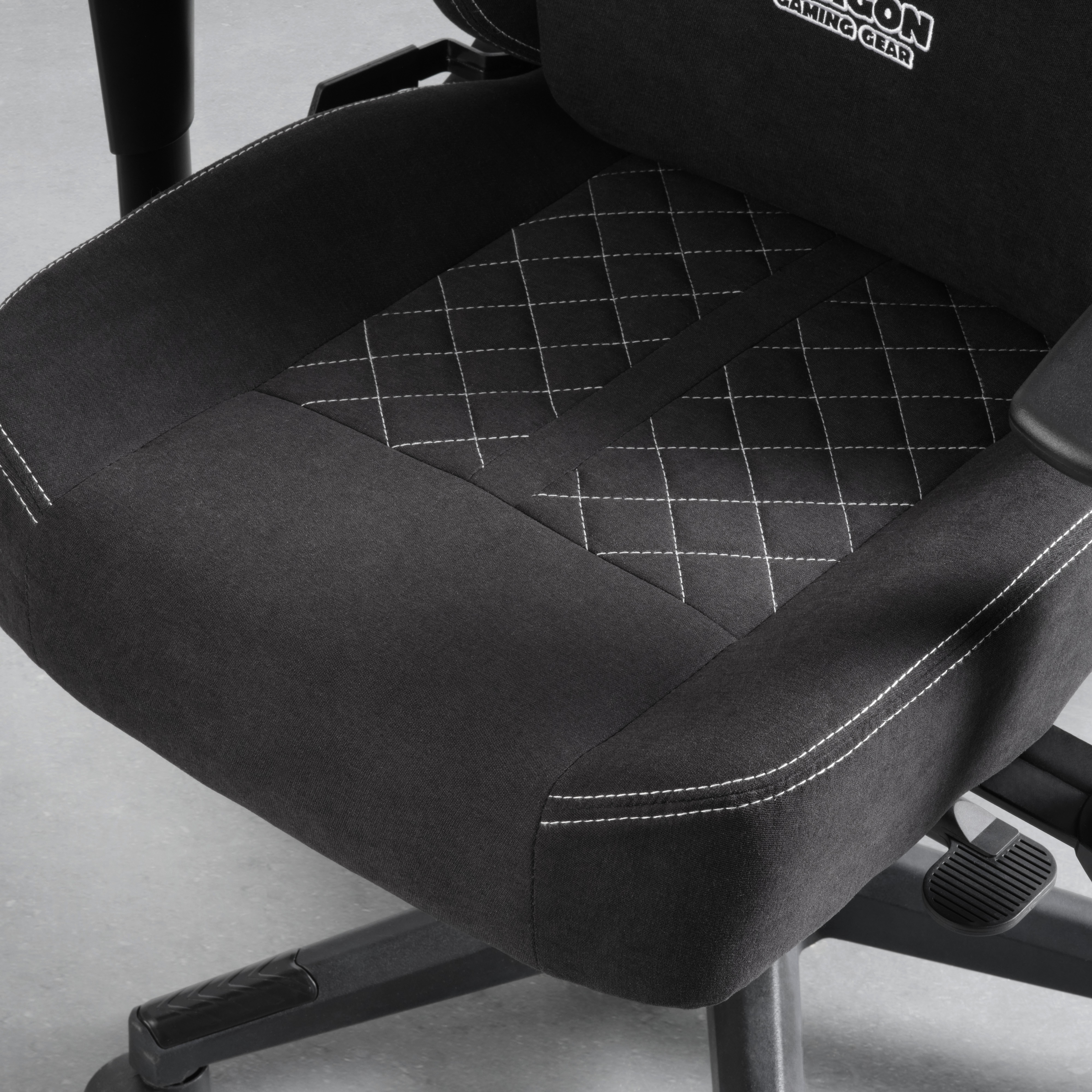 GAMINGSTOL DRAGON -EXKLUSIV- - vit/svart, Modern, metall/textil (64/127-135/69cm) - Mömax