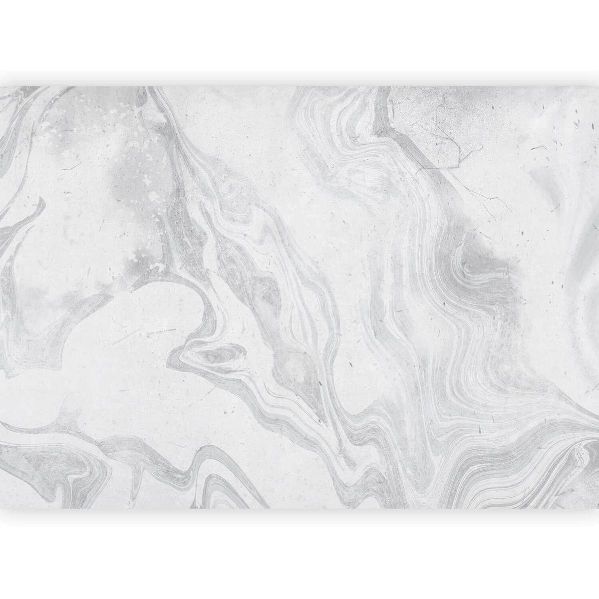 Fototapeta Cloudy Marble, 450x315cm - siva/svetlo siva, Trendi, tekstil (450/315cm) - artgeist