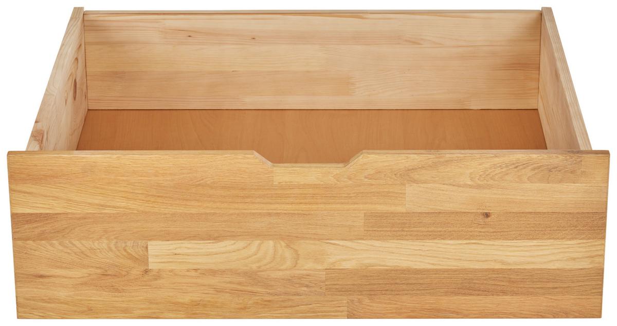 Bettschubkasten Darja in Wildeiche, 2er Set - Wildeiche, Konventionell, Holz/Kunststoff (83/26/68cm) - ecoTree
