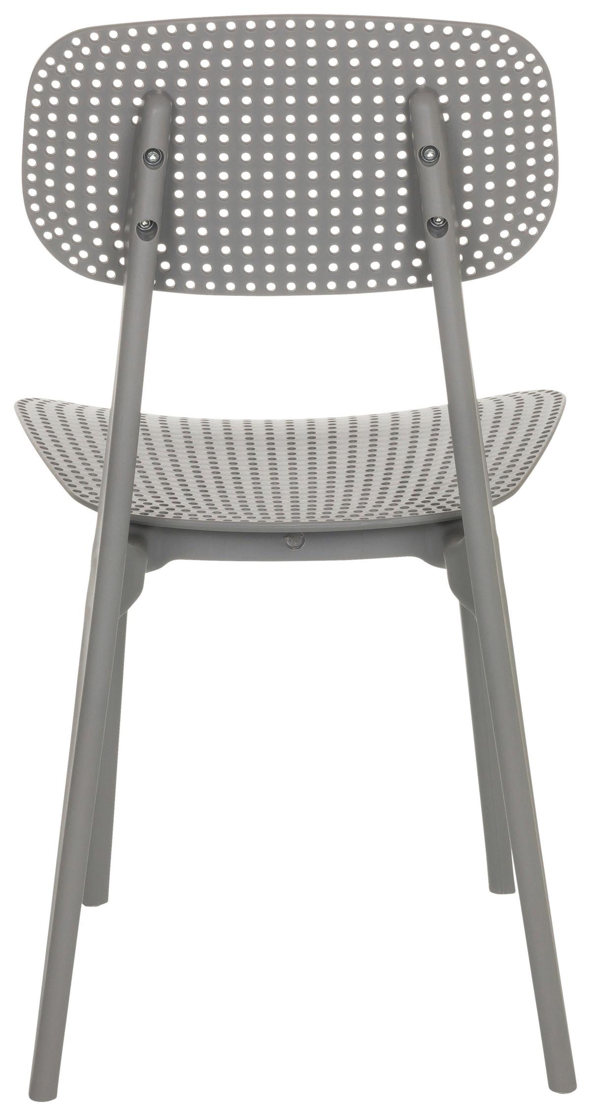 Vrtni Stol Artifo Hol, Siva - siva, Basics, umetna masa (42/79/51cm) - MID.YOU