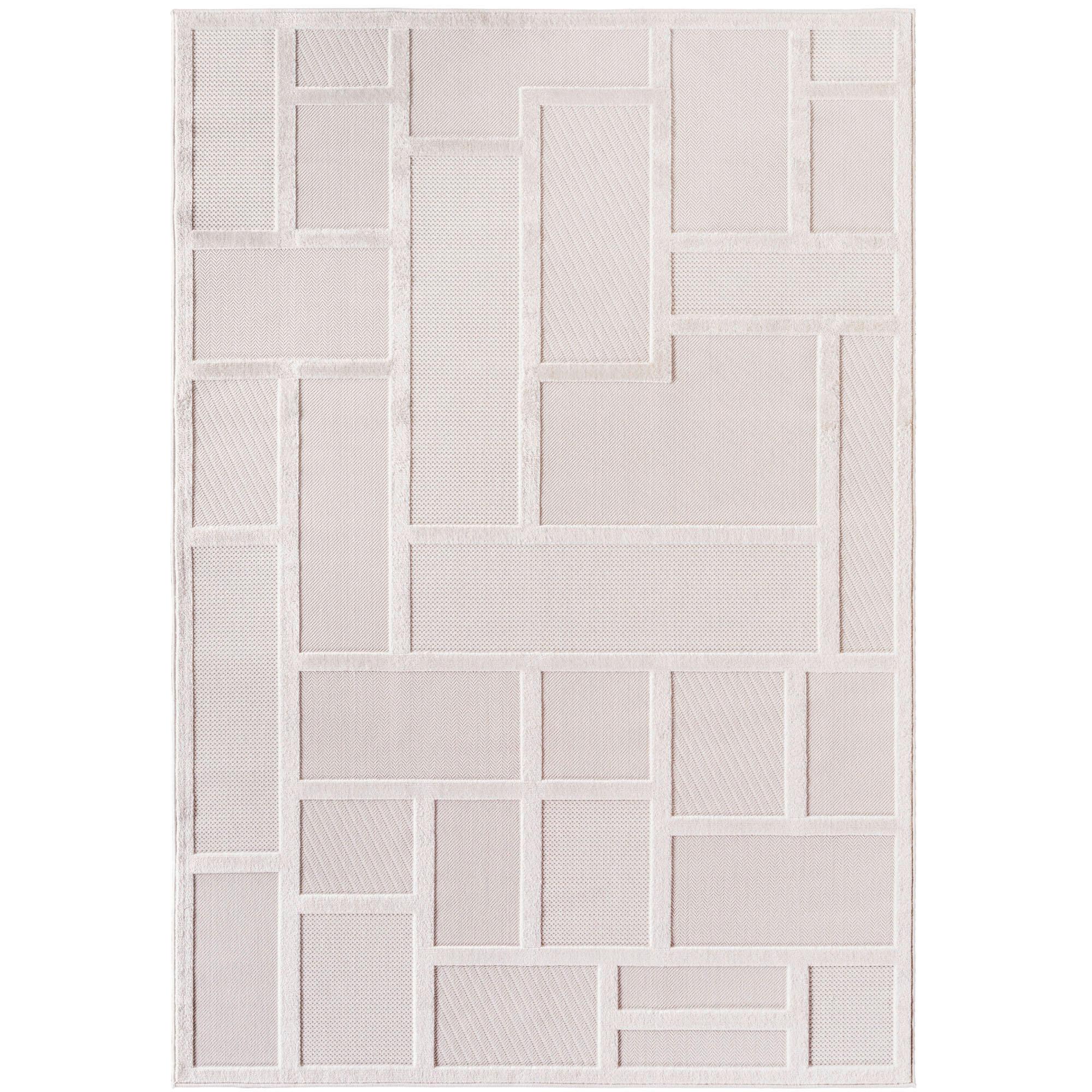 Flachwebeteppich Doha Creme ca. 240x340cm - Creme, Design, Textil (240/340cm)