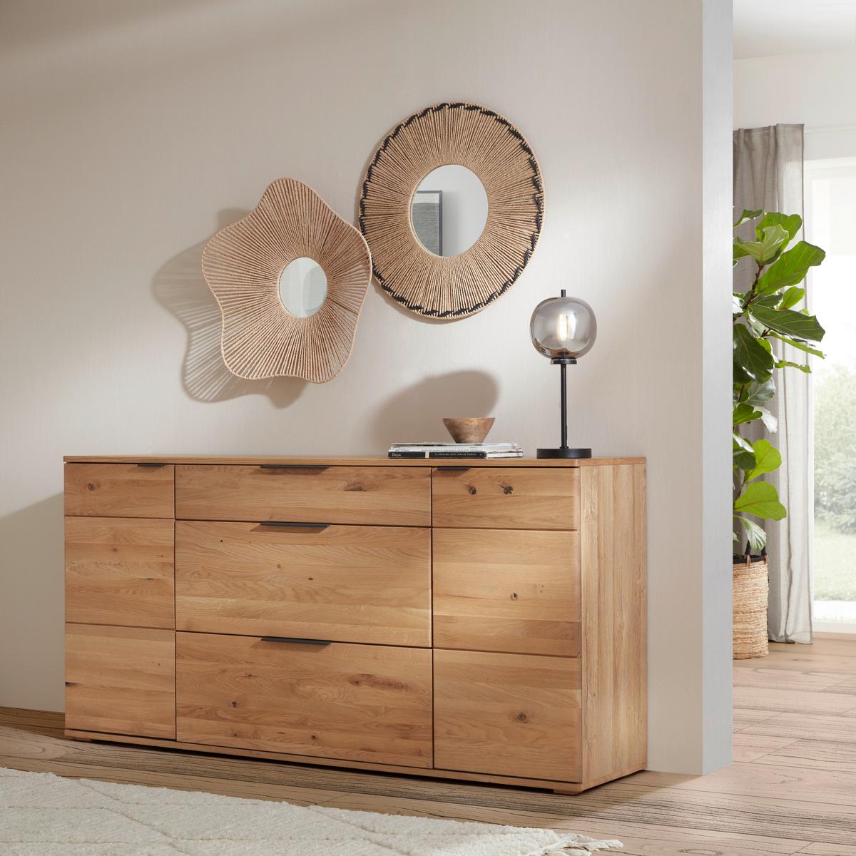Oglindă de perete IBIZA -TREND- - maro, Romantik / Landhaus, sticlă/hârtie (66/66/12cm) - Premium Living