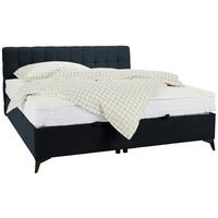 Boxbett in Schwarz ca. 180x200cm - Schwarz, KONVENTIONELL, Holzwerkstoff/Kunststoff (180/200cm) - Mömax