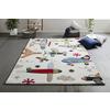 TAPIS ENFANT FLUGZEUG - multicolore, textile (120/170cm) - Mömax