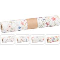 Dekoranyag Flower 28/300 - fehér, textil