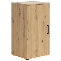 Kommode Multistauraum Eiche Artisan - Anthrazit/Schwarz, MODERN, Holzwerkstoff/Kunststoff (45/83/40cm) - Mömax