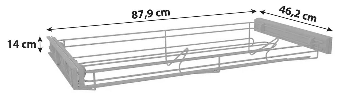 Suport de pantofi Unit - antracit, Modern, metal (87,9/14/46,2cm) - Ondega