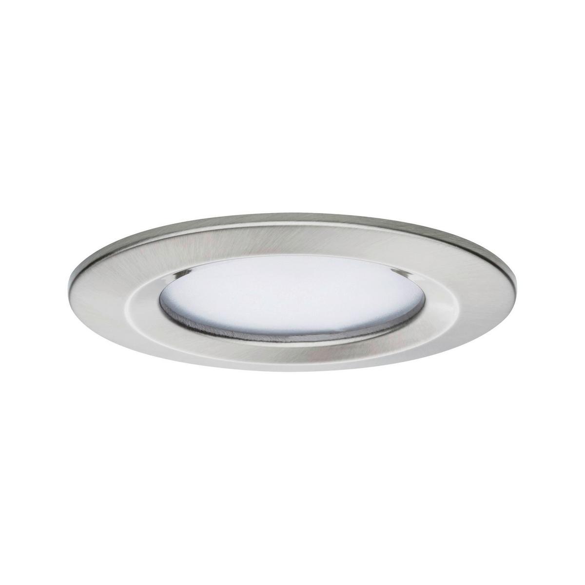 Deckenleuchte Nova max. 6,5 Watt, 3-teilig - Alufarben, Basics, Metall (8,4cm) - Paulmann