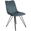 Scaun Marie S - petrol/negru, Modern, metal/textil (47/87/58cm) - Mömax