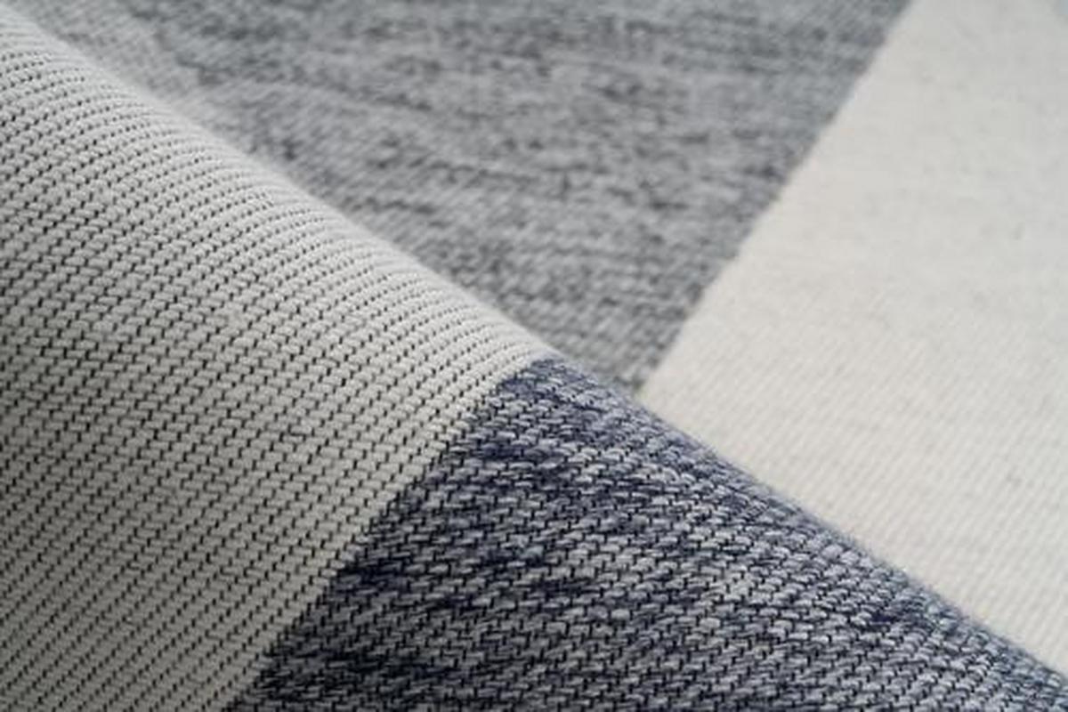 OUTDOORTEPPICH ZTBFW-160-230-E YOGA - Creme/Grau, Design, Textil (160/230cm) - Kayoom