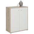 Kommode Weiß/Sandfarben - Sandfarben/Alufarben, MODERN, Holzwerkstoff/Kunststoff (72/86/34cm) Kommode Weiß/Sandfarben - Sandfarben/Alufarben, MODERN, Holzwerkstoff/Kunststoff (72/86/34cm)