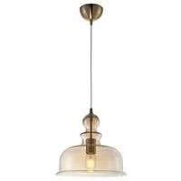Pendelleuchte Tone Bronzefarben max. 60 Watt - Bronzefarben, Basics, Glas/Textil (29,7/29,9/29,7cm) - MAYTONI