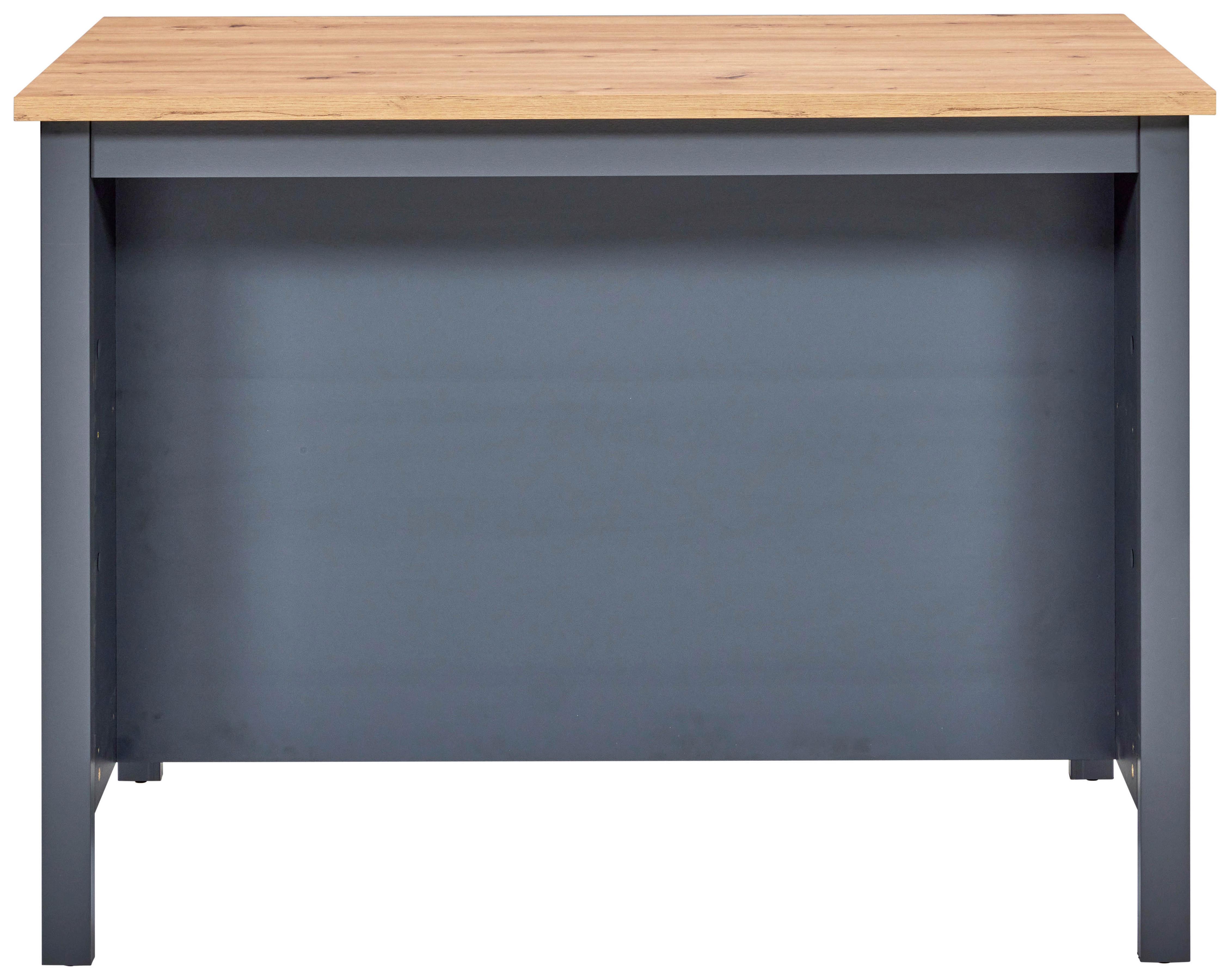Kücheninsel Venet, Anthrazit/Artisan Eiche - Anthrazit/Eiche Artisan, MODERN, Holzwerkstoff (124/91,5/75cm) - Mömax