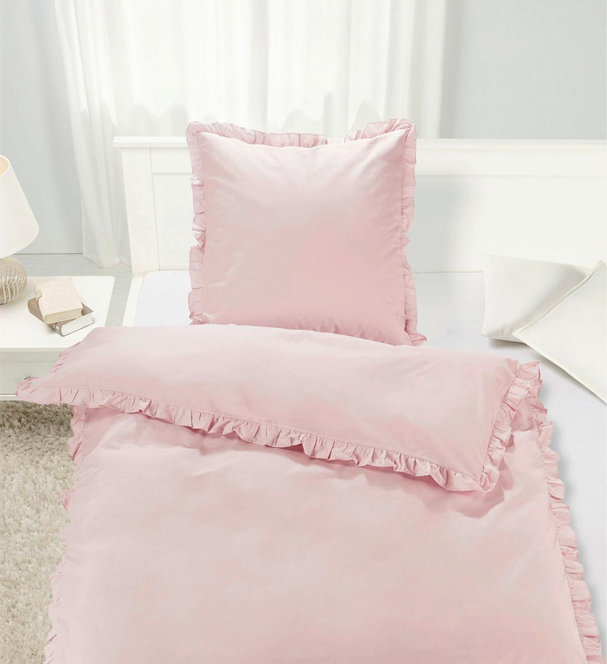 Lenjerie de pat Ruschen, cca. 140x200/50x70 cm - textil (140/200cm) - Modern Living