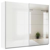 DULAP USI CULISANTE FELDKIRCH - argintiu/alb, Modern, material pe bază de lemn (271/229/62cm)