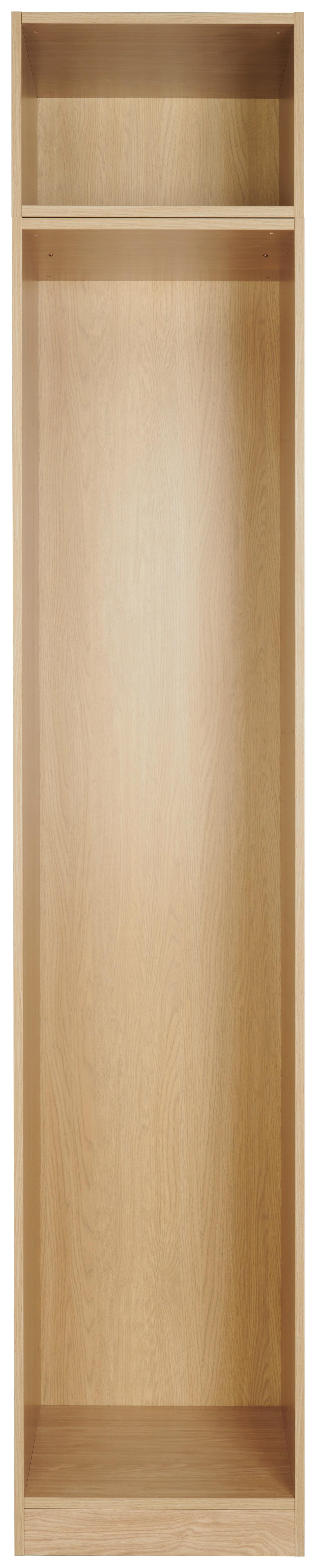 Kleiderschrank in Eichefarben - Eichefarben, Modern, Holzwerkstoff (45,6/242,2/56,5cm) - Based