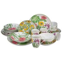 Étkészlet Viva La Vida - sárga/rózsaszín, Lifestyle, kerámia (34/31,5/33cm) - Premium Living