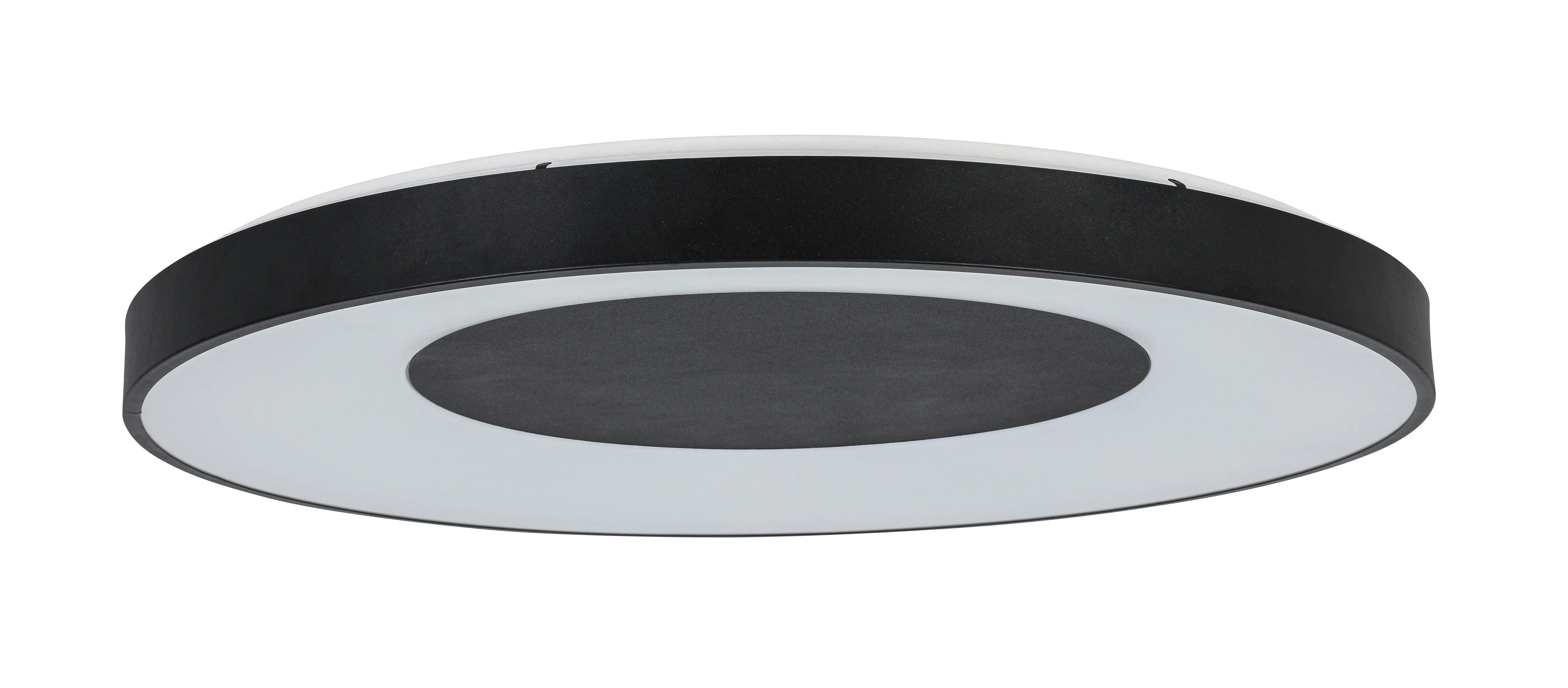 LED-TAKLAMPA JUMPO - vit/svart, Modern, metall/plast (70/7cm) - Mömax