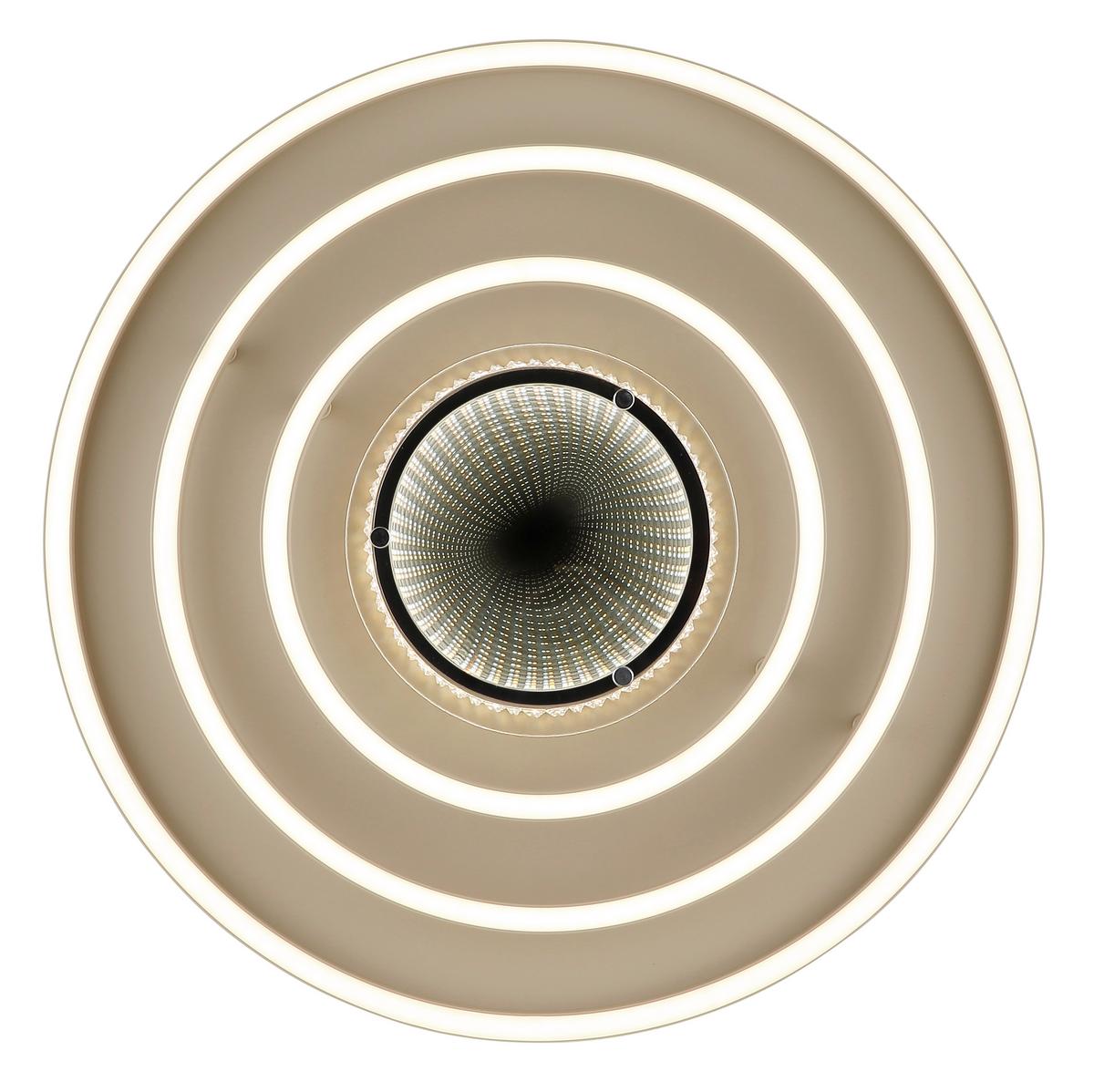 Led Stropna Svjetiljka Lawanda - bijela/boje pijeska, Design, metal/plastika (51,1/10,8cm) - Globo