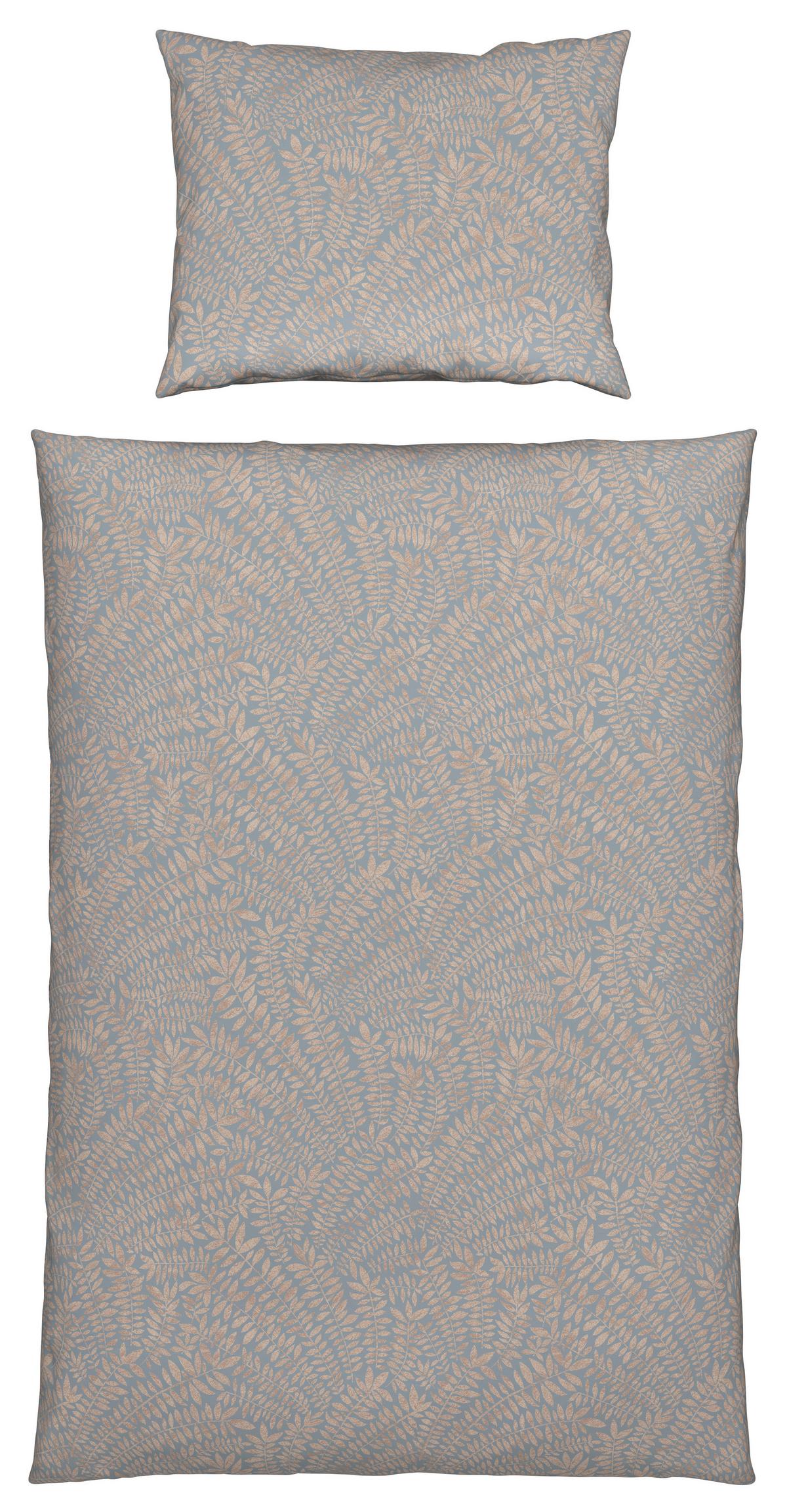 Lenjerie de pat Lorita, cca. 140x200/50x70 cm - albastru, textil (140/200cm) - Modern Living