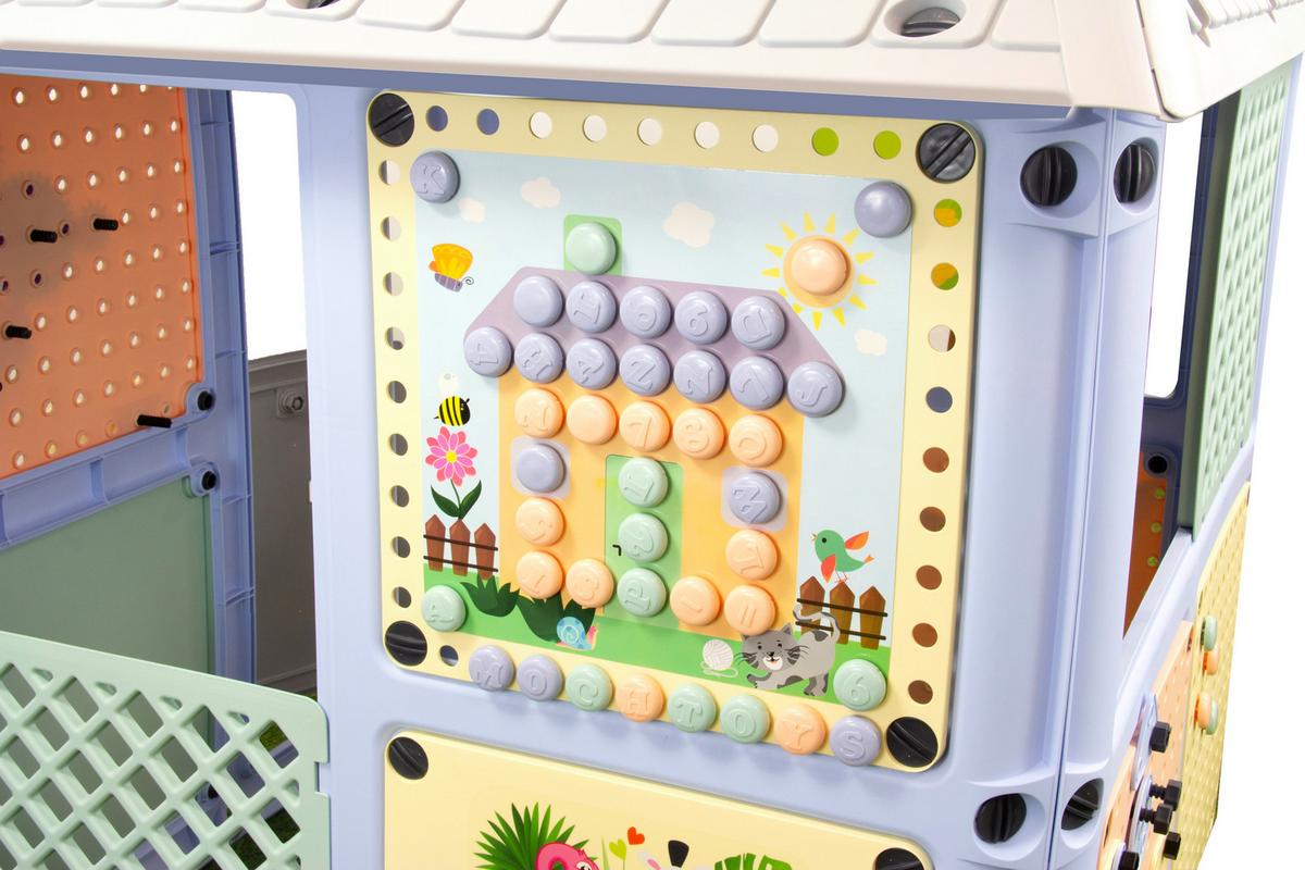 Spielhaus Smart House Multicolor - Multicolor, KONVENTIONELL, Kunststoff (115/128/106cm)