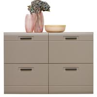 Ormarić Za Cipele Auris - siva/boje hrasta, Moderno (120/82,7/37,1cm) - Modern Living