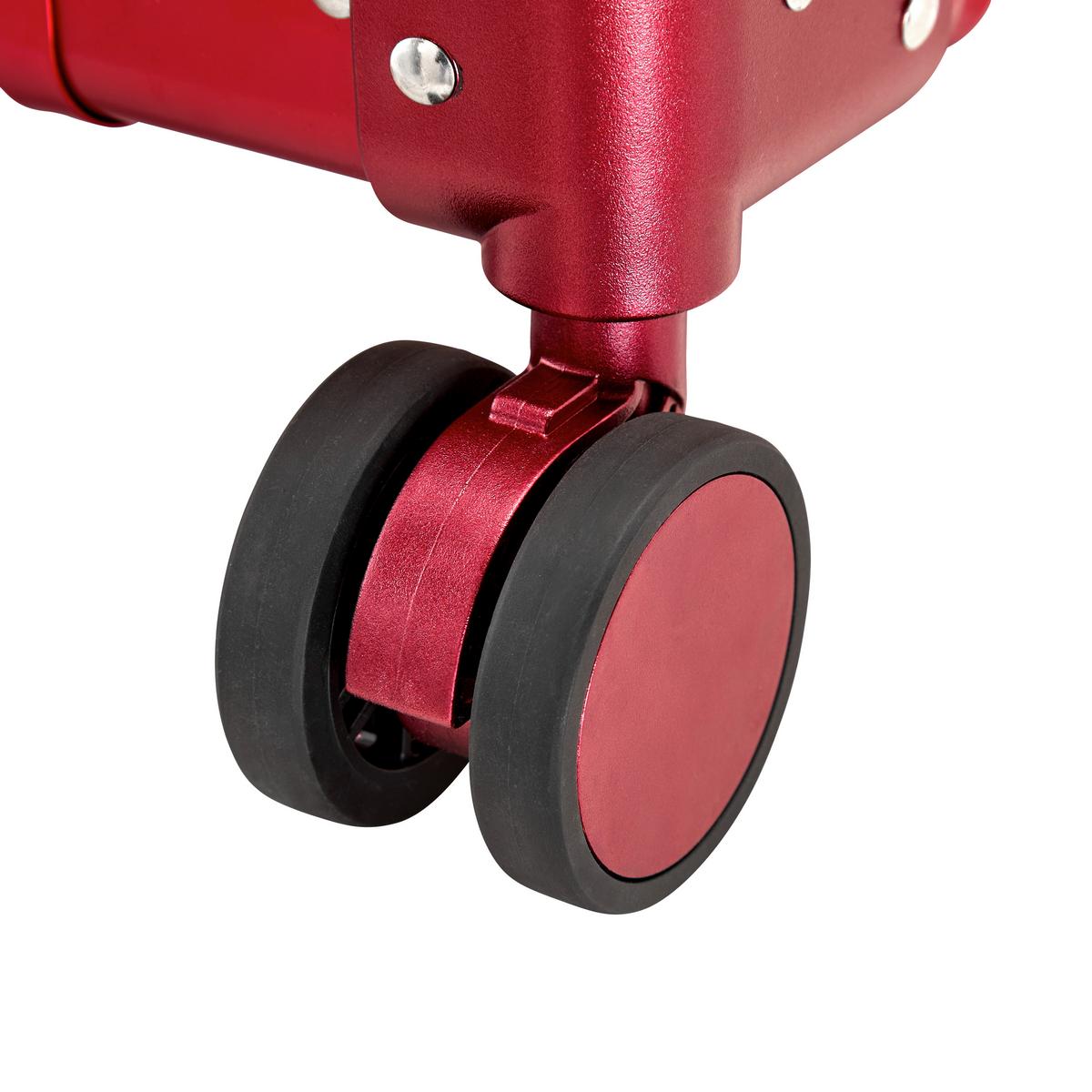 Reisekoffer Dubai Rot - Rot, KONVENTIONELL, Metall (56/36/22cm) - Mömax