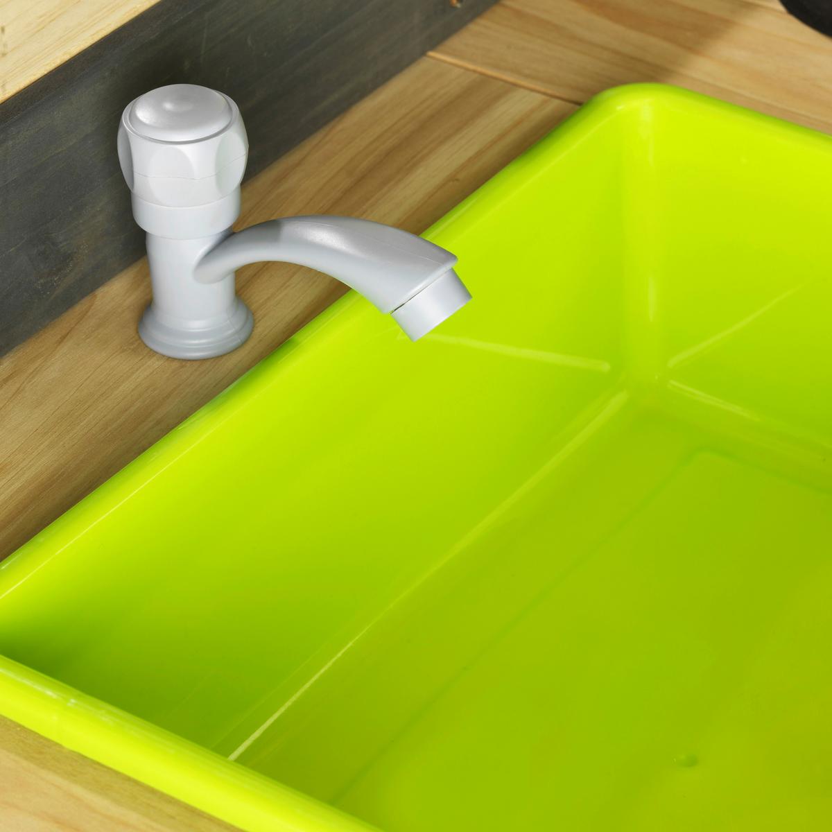 Otroška Vrtna Kuhinja Exit Yummy 200 - siva, Konvencionalno, umetna masa/les (102/55/115cm) - EXIT Toys