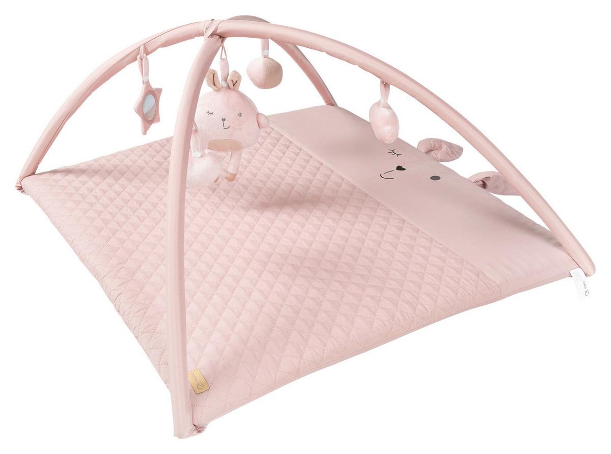 Krabbeldecke Roba Style Rosa ca. 85x45x75cm - Hellrosa, KONVENTIONELL, Textil (85/45/75cm) - Roba