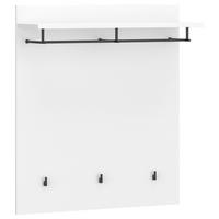 Garderobni Panel Turino Neo, Bela - bela, Moderno, leseni material (86/101/29,6cm)