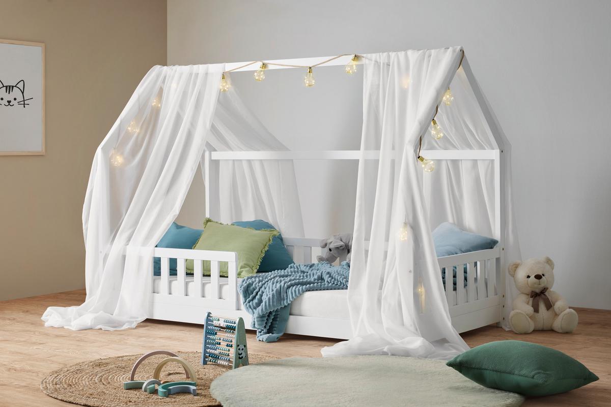 Niski Krevet Kids - bijela, Konvencionalno, drvo (90/200cm) - Mömax