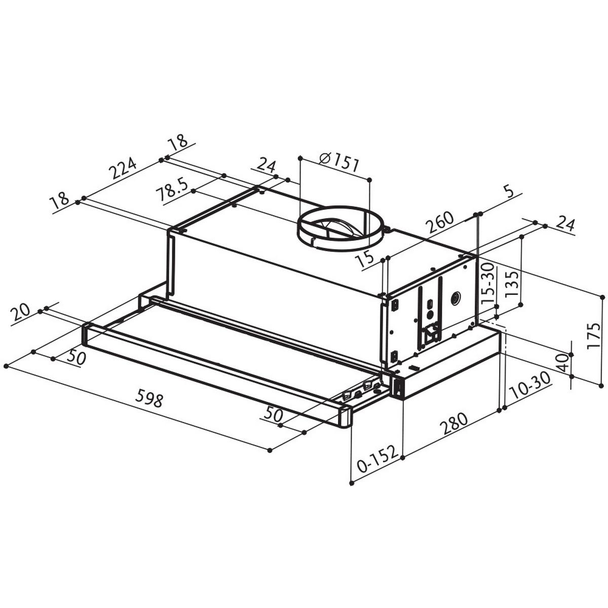 Napa Flexa Ng Glass Lux Bk A60 - Moderno
