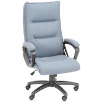 FOTEL SZEFA COZY - czarny/szary, Konventionell, tworzywo sztuczne/metal (64/109-117/73cm) - Venda
