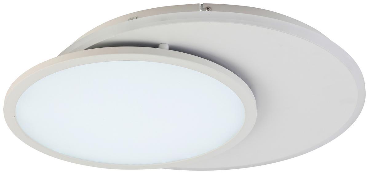 LED-Deckenleuchte Clarence max. 23 Watt - Weiss, Modern, Kunststoff/Metall (52/45/5cm) - Premium Living