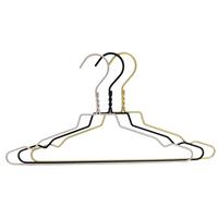 Kleiderbügelset Wire in Schwarz/Silber/Goldfarben - Silberfarben/Goldfarben, KONVENTIONELL, Metall - Modern Living