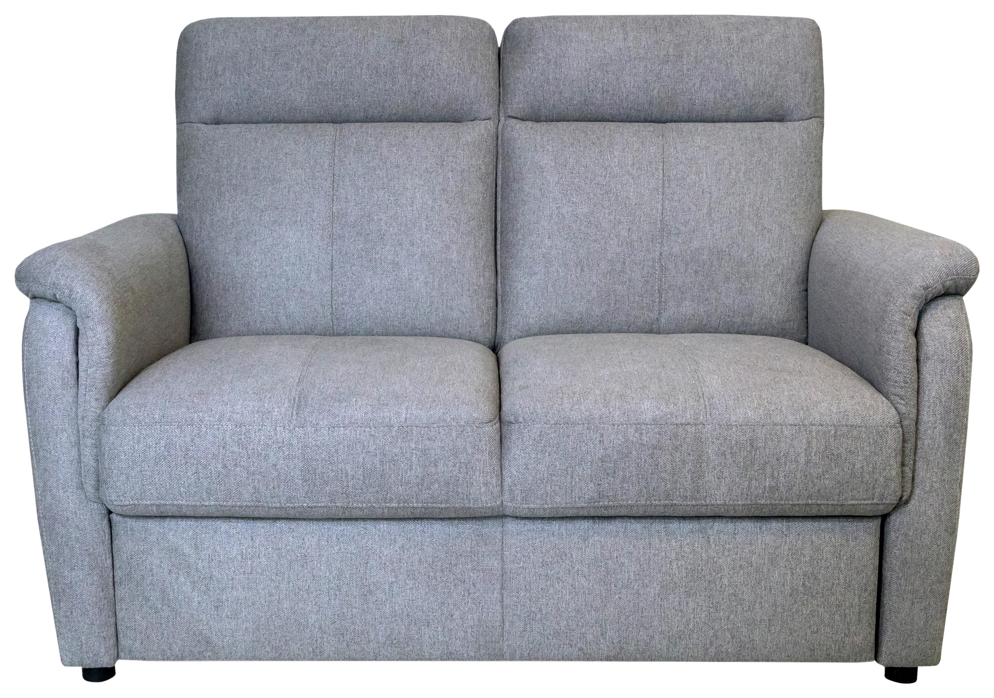 Kétszemélyes Kanapé Iris - világosszürke, Modern, textil/fa (146/100/94cm)