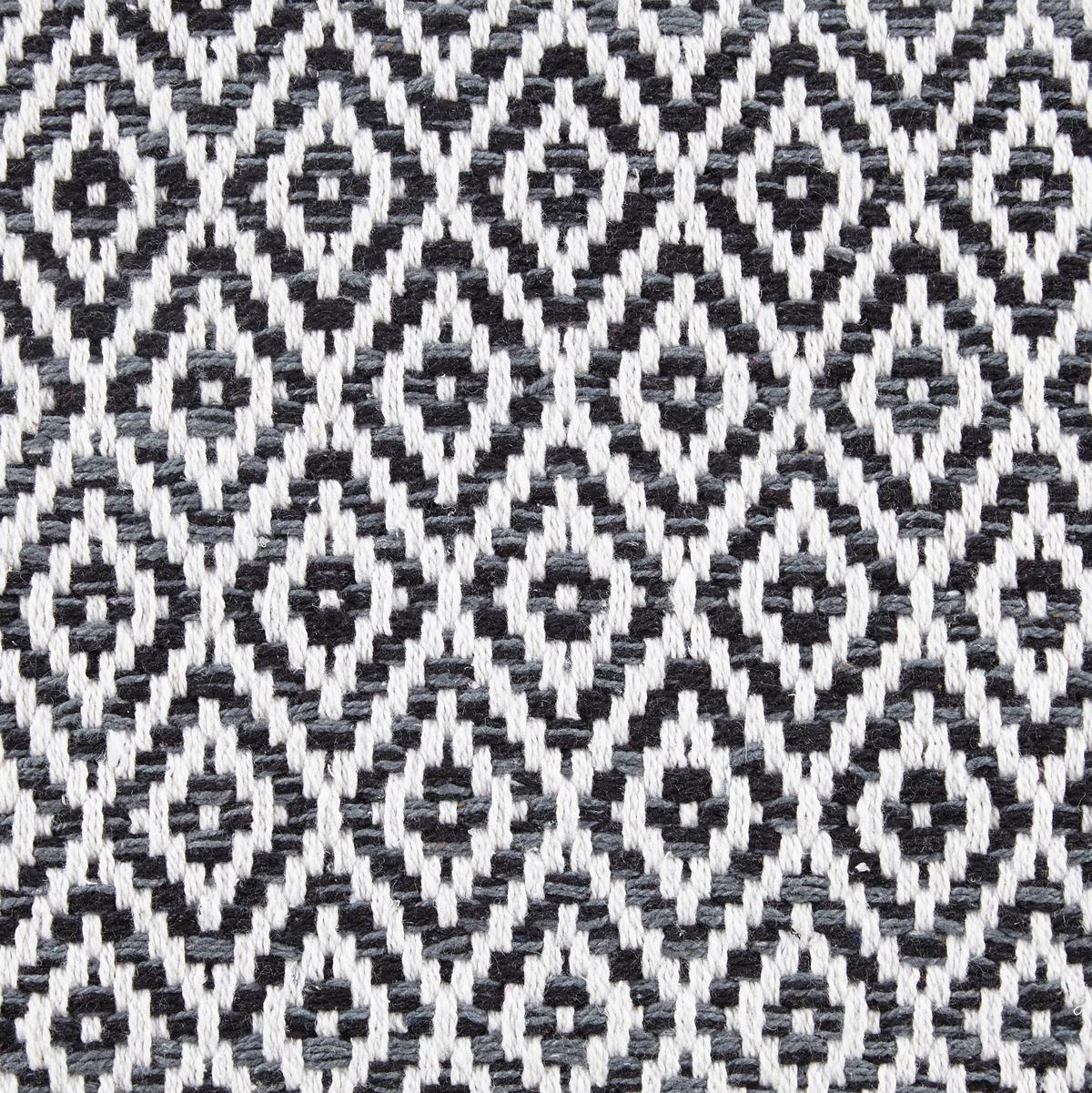 Handwebteppich Carola 1 in Grau ca.60x120cm - Grau, Basics, Textil (60/120cm) - Modern Living